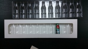 Bottles blister packaging