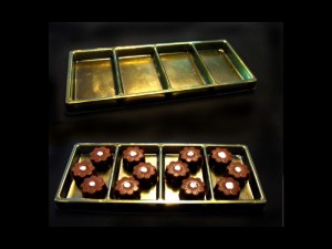 Chocolate praline tray