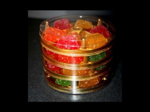 Plastic jelly tray box