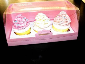3 cupcake box