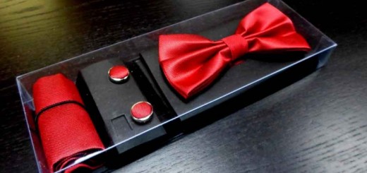 Bow tie gift packaging
